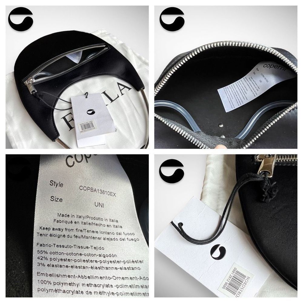 🚫SOLD ON DEPOP🚫NWT Coperni Ring Swipe Mirror Stud Black Shoulder / Top Handle - Picture 14 of 17